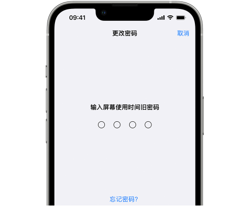 惠阳iPhone屏幕维修分享iPhone屏幕使用时间密码忘记了怎么办 