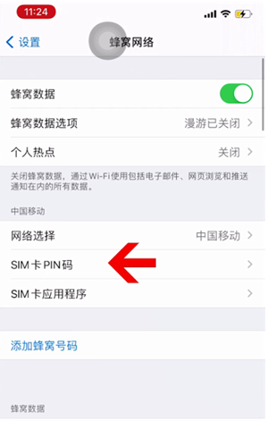 惠阳苹果14维修网分享如何给iPhone14的SIM卡设置密码 