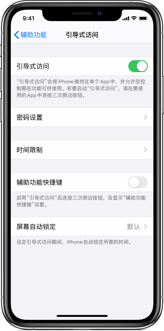 惠阳苹果手机维修分享如何在 iPhone 上退出引导式访问 