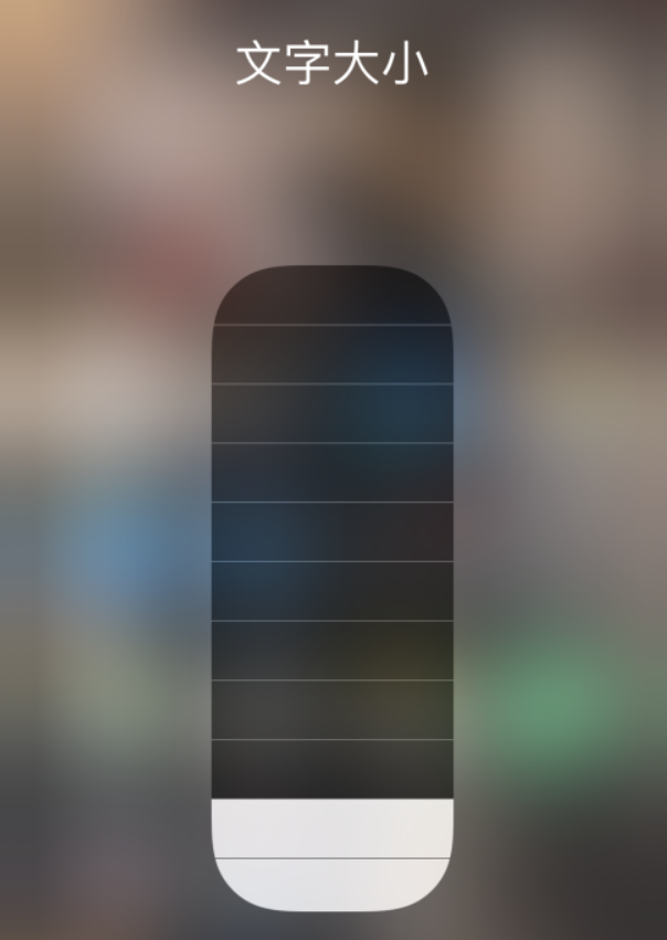 惠阳苹果手机维修分享小技巧：在 iPhone 控制中心快速调节字体大小 